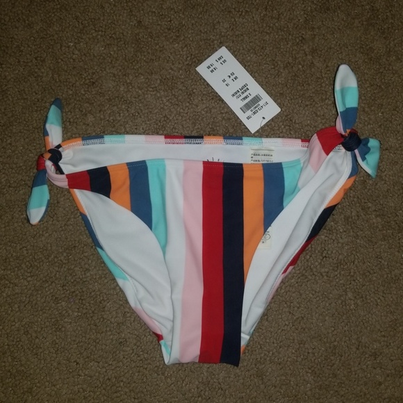 hollister striped bikini